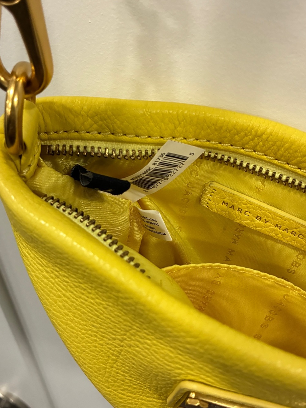 Marc by Marc Jacobs Yellow Leather Crossbody Bag - Picture 4 of 10